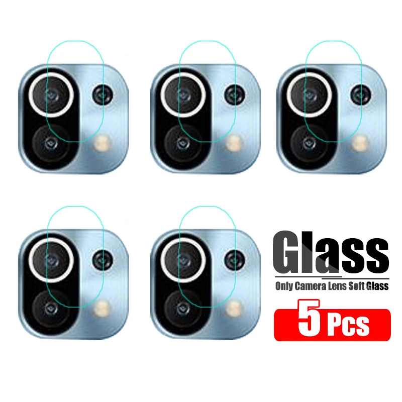 

5 Pcs Poco X3 NFC Camera Protective Glass For Xiaomi Redmi Note 10 Pro Max 10S On Xiomi Mi 11 Ultra 9T 10T Lite Xiami Len Film