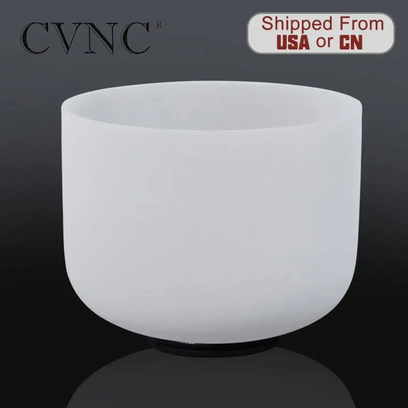 CVNC 12 дюймов Note C корень чакра матовый кристалл кварца Поющая чаша|bowl singing|bowl quartzbowl