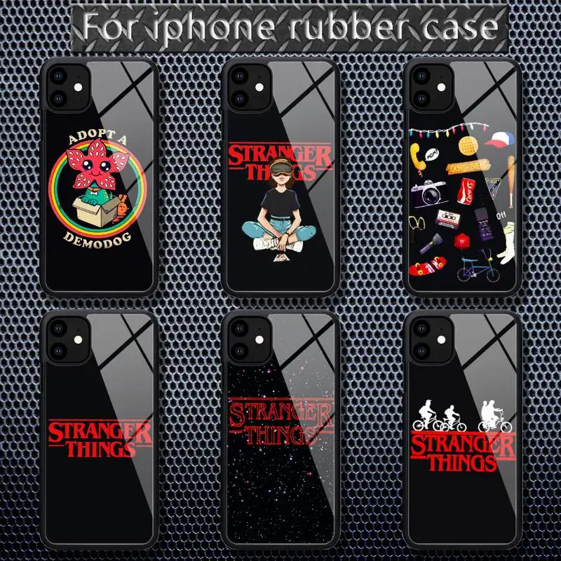 

Stranger Things Phone Case Rubber for iPhone 12 11 Pro Max XS 8 7 6 6S Plus X 5S SE 2020 XR 12 Mini case