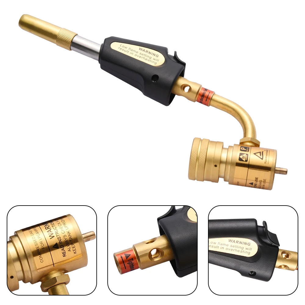 MAPP газовый сварочный фонарь es самовоспламенение триггер металлический турбо