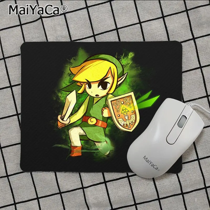 Maiya Top Quality Legend of Zelda small Mouse pad PC Computer mat Selling Wholesale Gaming Pad mouse | Компьютеры и офис