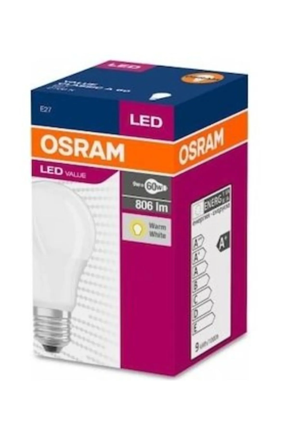 Osram светодиодные лампы 8 5 Вт (Новая серия) (60 Вт) E-27 патрон (10 шт.) | Лампы и освещение