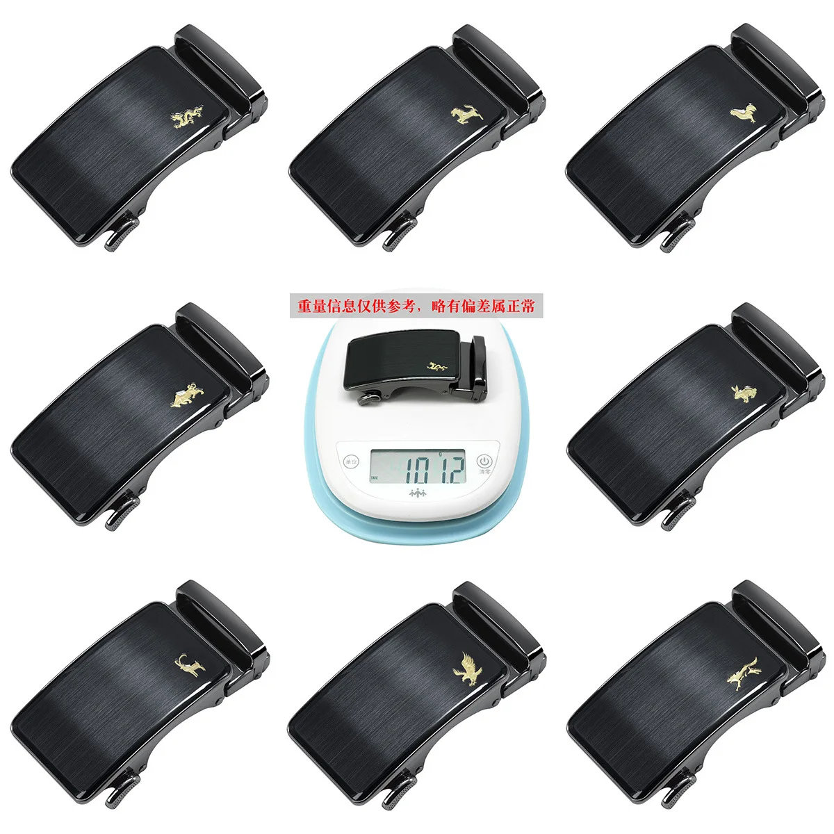Personalized Mens Automatic Belt Buckle 3.5 cm Black Leather Head Men's Accessories Fathers Gifts 3/8" Buckles Buttons |