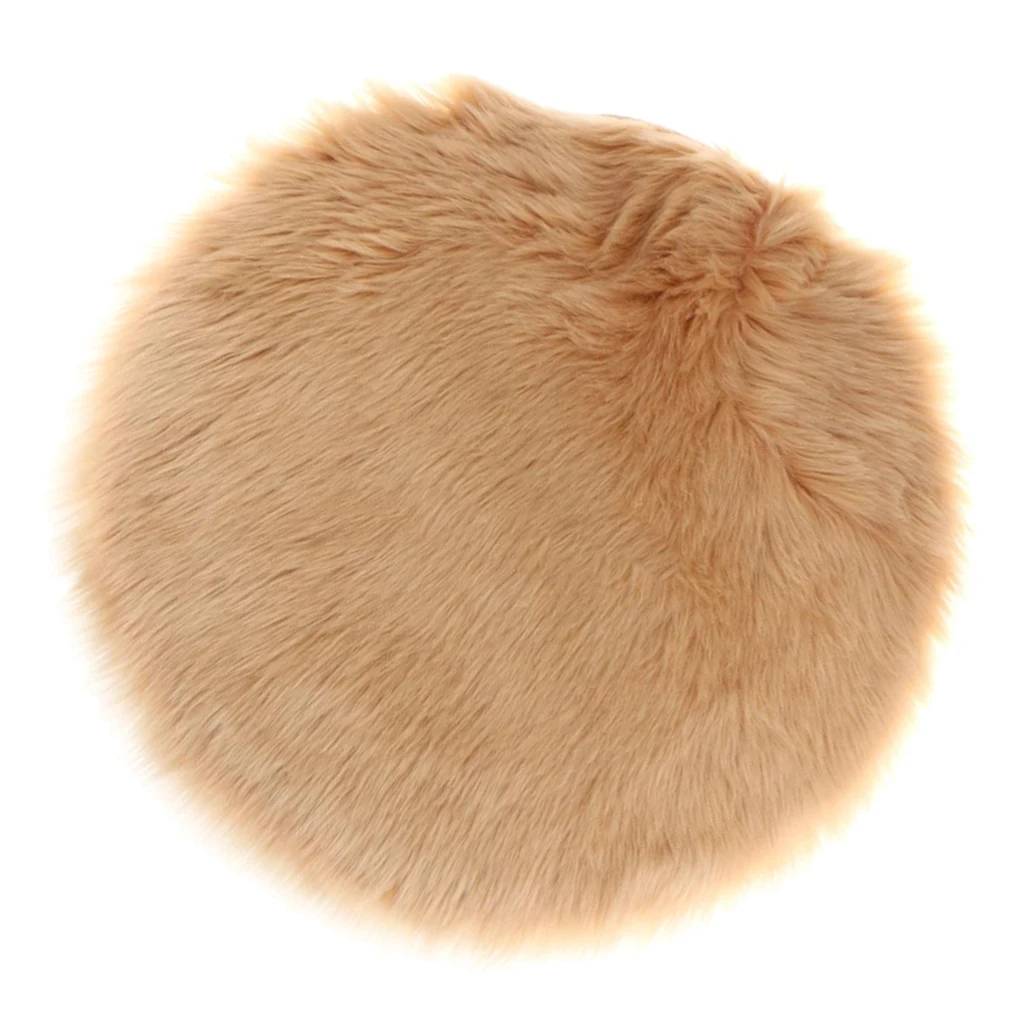 

Soft Sheepskin Mat Faux Fur Fake Rug Small Shaggy Non Slip Floor Carpet