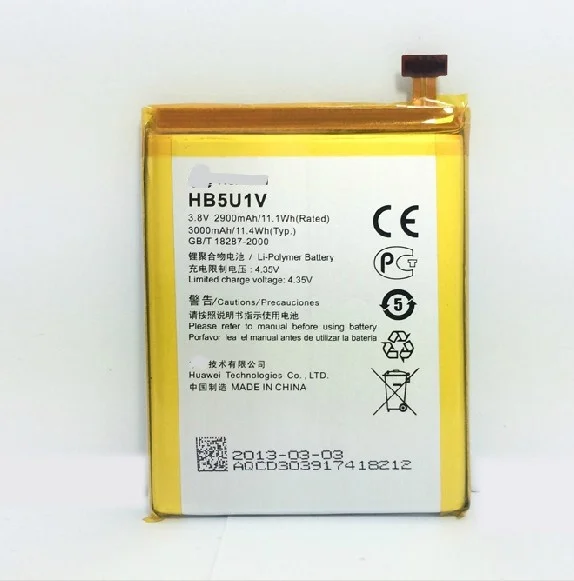 Чехол для мобильного телефона HUAWEI Ascend D2 0082 2010 6070 5000 HB5U1V перезаряжаемый литий