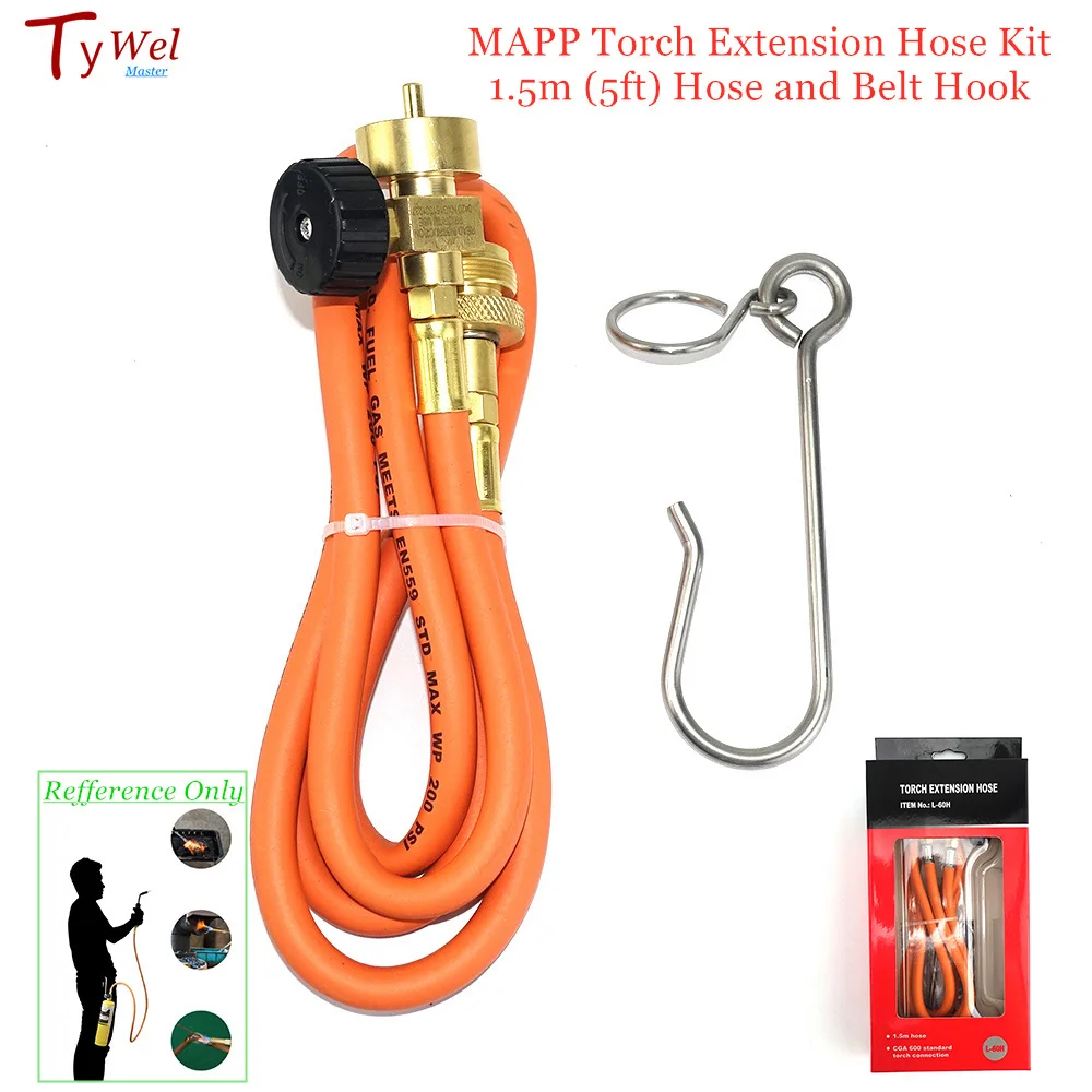 

TywelMaster Удлинительные шланги для горелки MAPP 1,5 м