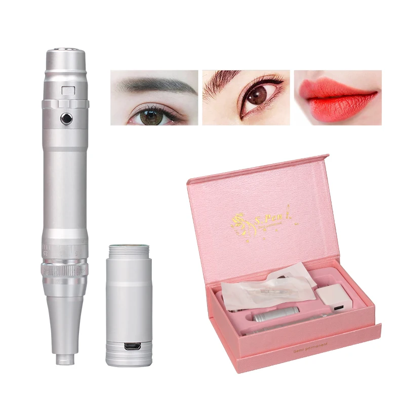 Профессиональные картриджи для игл ручка макияжа с перезаряжаемой батареей
