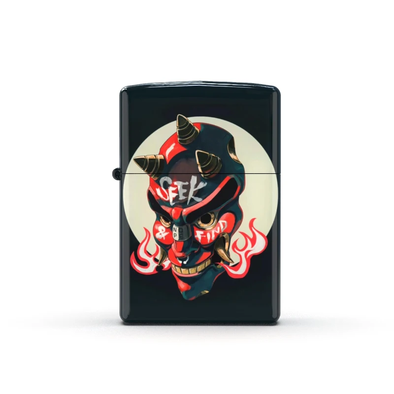 

Подарки для молодых людей, новый дизайн граффити, чехол из медного материала, Сделано в США, модель в 540 году, монстр, оригинал для Zippo