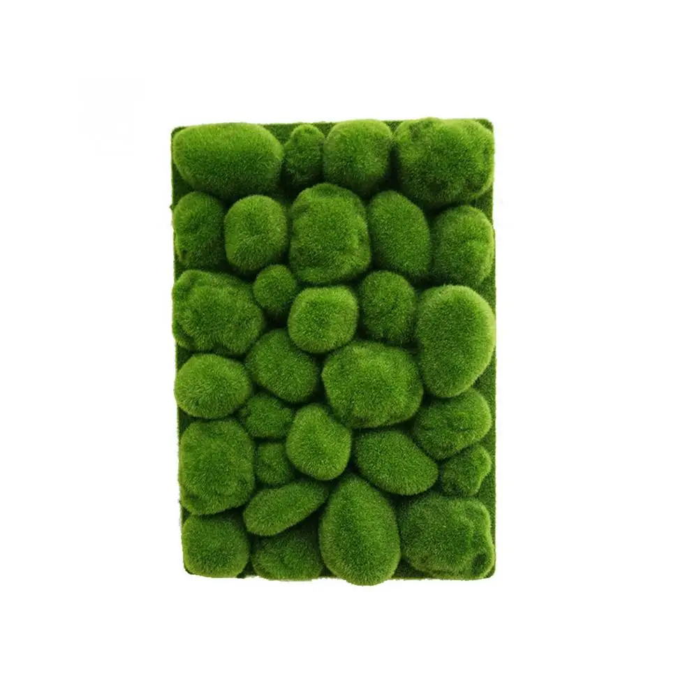 

Moss Covered Stone Mat Fake Moss Stone Mat Garden Decorations For Hotel And Home Wall Decoration 1pcs 30x30cm 50x50cm