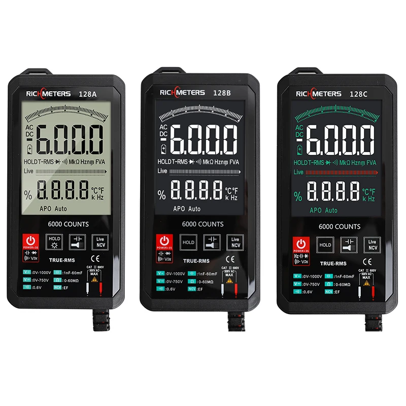 Цифровой мультиметр RM128B сенсорный чувствительный тестер сопротивления