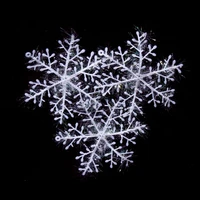 30pcs 10cm christmas holiday party white snowflake artificial snow charms festival ornaments decor bulk christmas delightful
