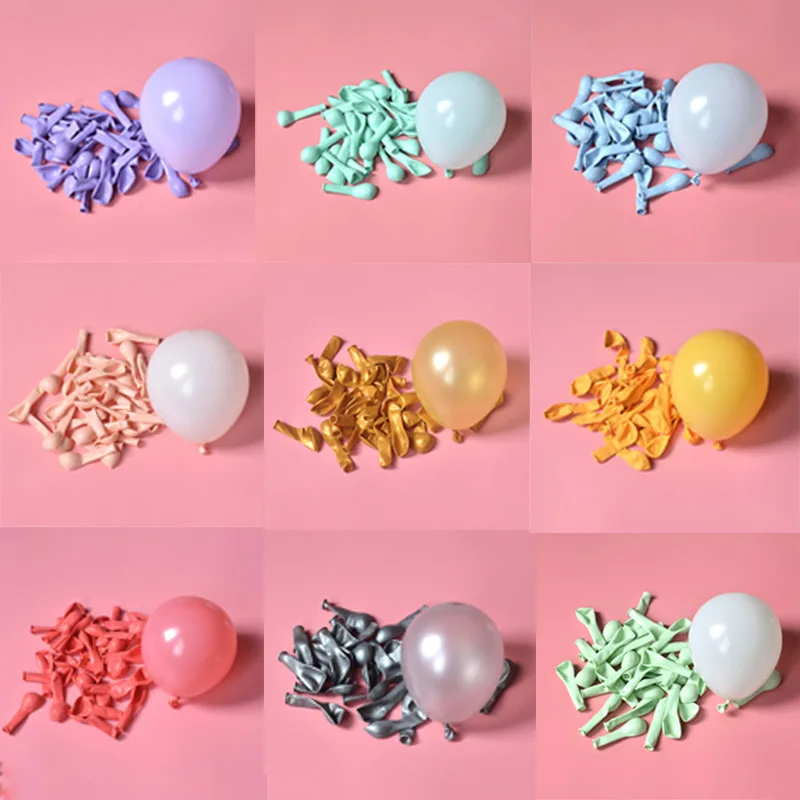 30 шт./лот вечерние воздушные шары из латекса 5 дюймов с Пастельными