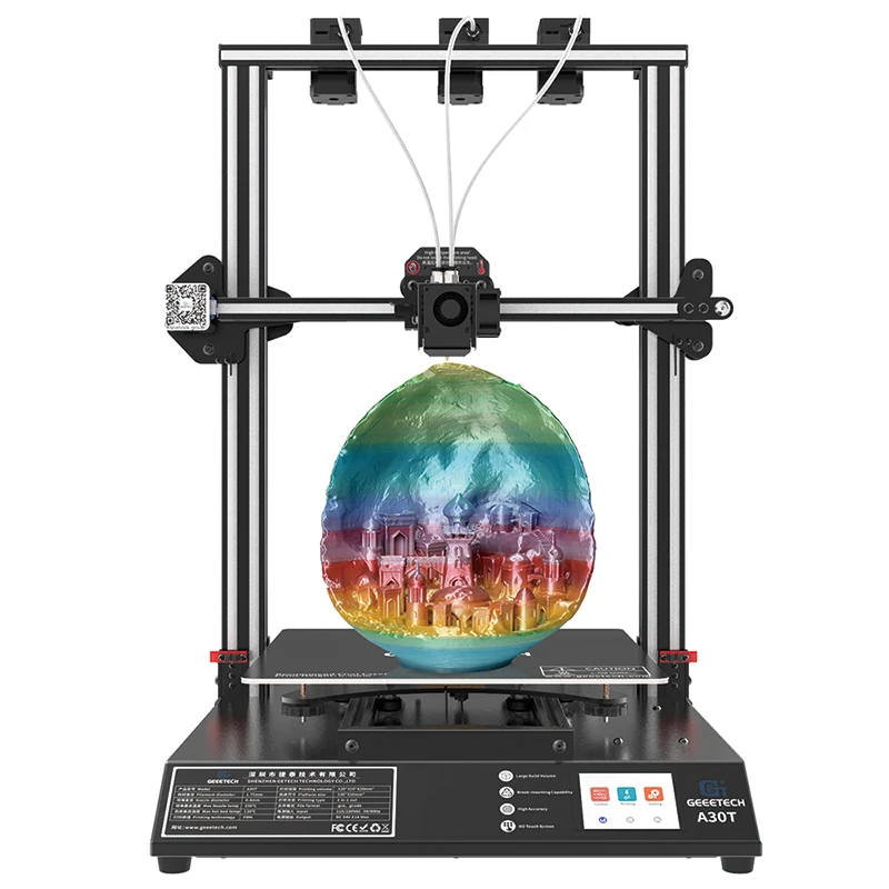3D-принтер Geeetech A30T 3-в-1 с автоматическим выравниванием разные цвета 320*320*420 мм