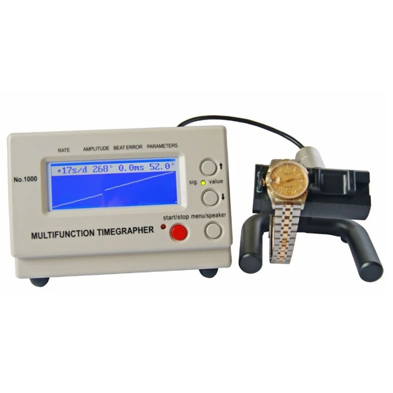 № 1000 механические часы Timegrapher, мульти-функциональный часы сроки Тесты Timegrapher штепсельная вилка европейского стандарта