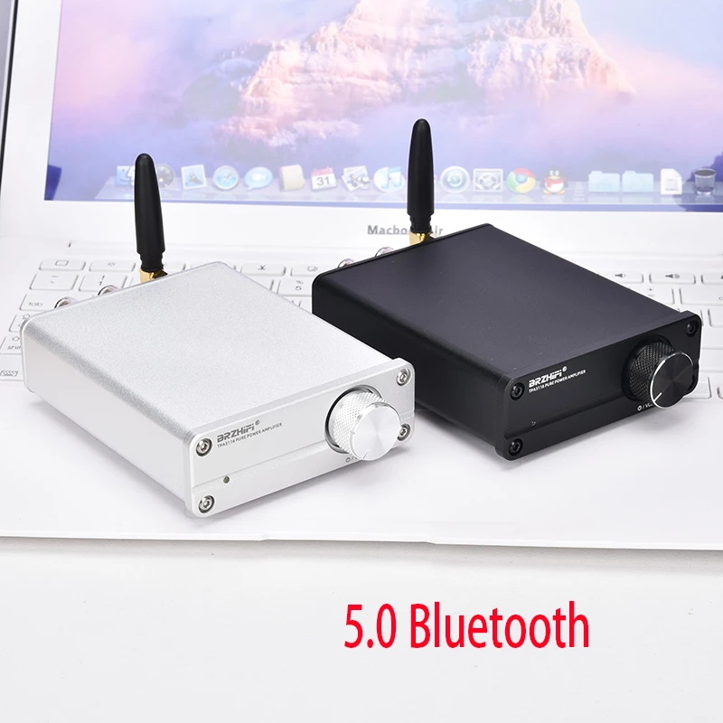 Мини усилитель KYYSLB TPA3116 50 Вт * 2 12 ~ 24 В постоянного тока Bluetooth 5 0 уровень нагрева QCC3003