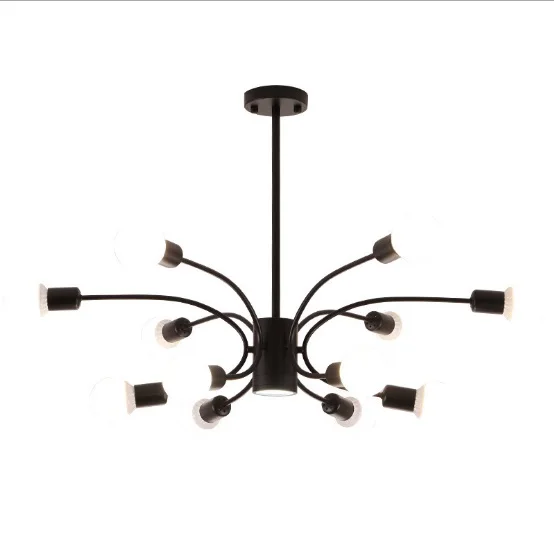 

Modern minimalist home decoration butterfly wrought iron chandelier Atmosphere net red restaurant lamp creative personality bedr