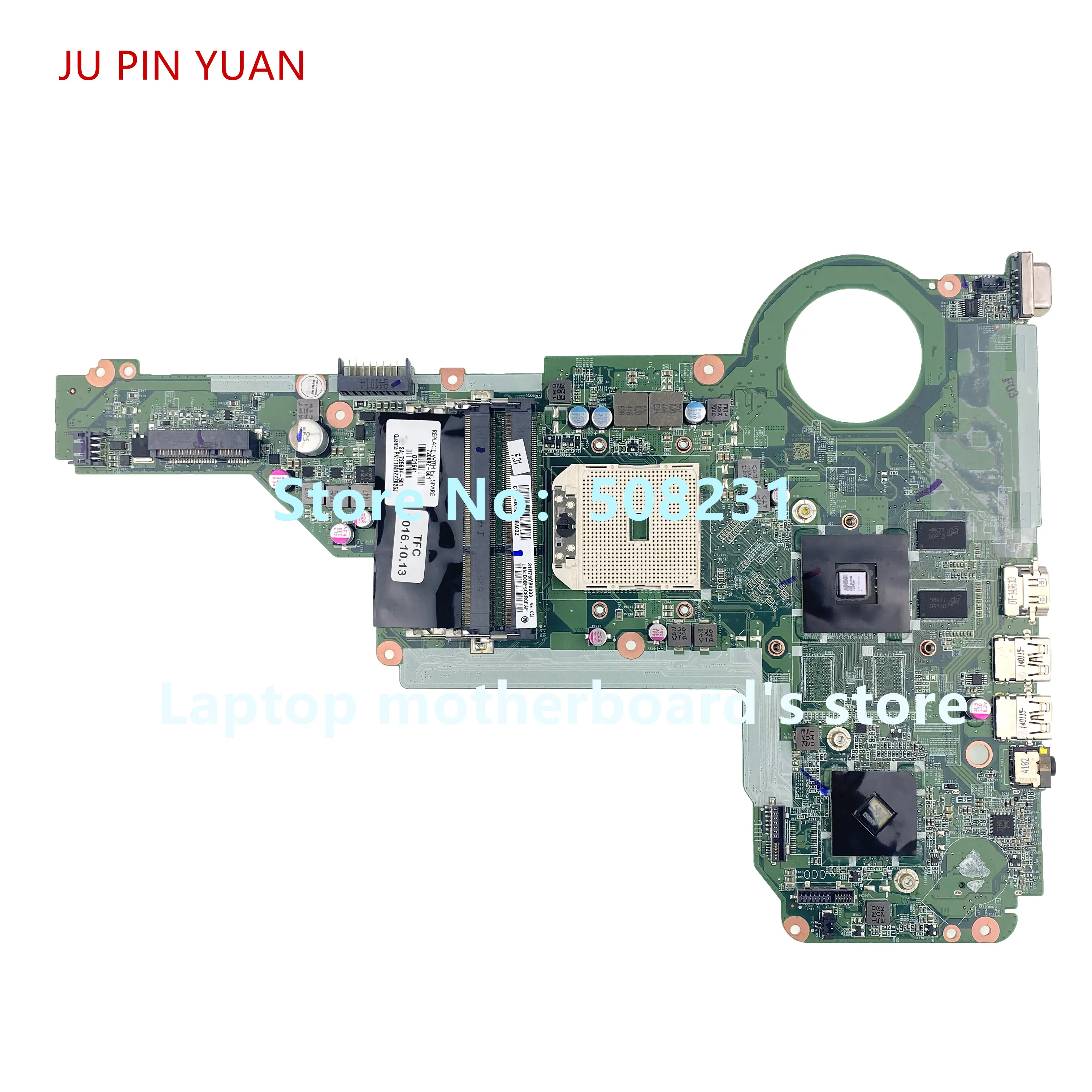 Ju pin yuan 720692-501 720692-001 аккумулятор большой емкости для hp павильон 14-E 15-E 17-E