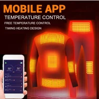 winter heated underwear men suit usb battery powered heated thermal pants smart phone app control temperature motorcycle jacket