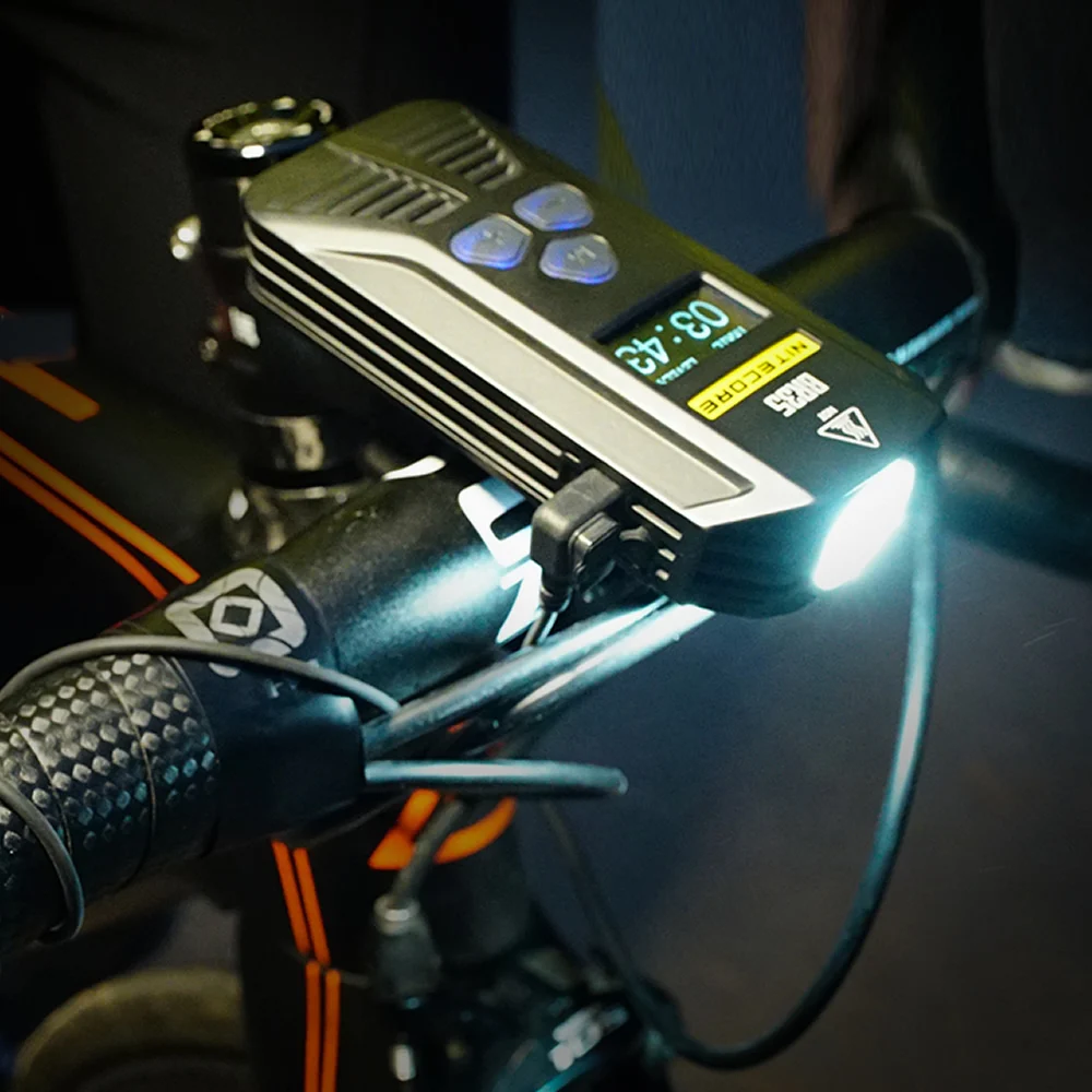 Велосипедный фонарь Nitecore BR35 перезаряжаемый дальномер 2xCREE XM-L2 U2 1800Lms встроенный