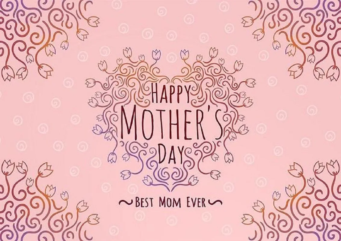 

Pink Backdrop Mother's Day Photo Background Party Photo Vinyl Background Photography Backdrop
