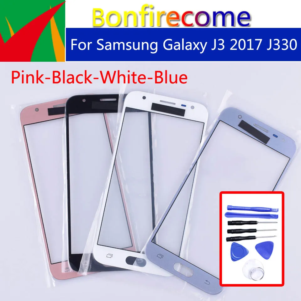 Сенсорный экран 5 0 дюйма J330 для Galaxy J3 2017 J330F ЖК с внешним стеклом сенсорного экрана