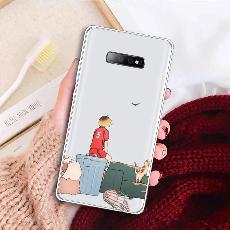 

Demon Slayer aesthetics Japan anime Phone Case Transparent For Samsung Galaxy A 71 21s S note 8 9 10 plus 20 ultra