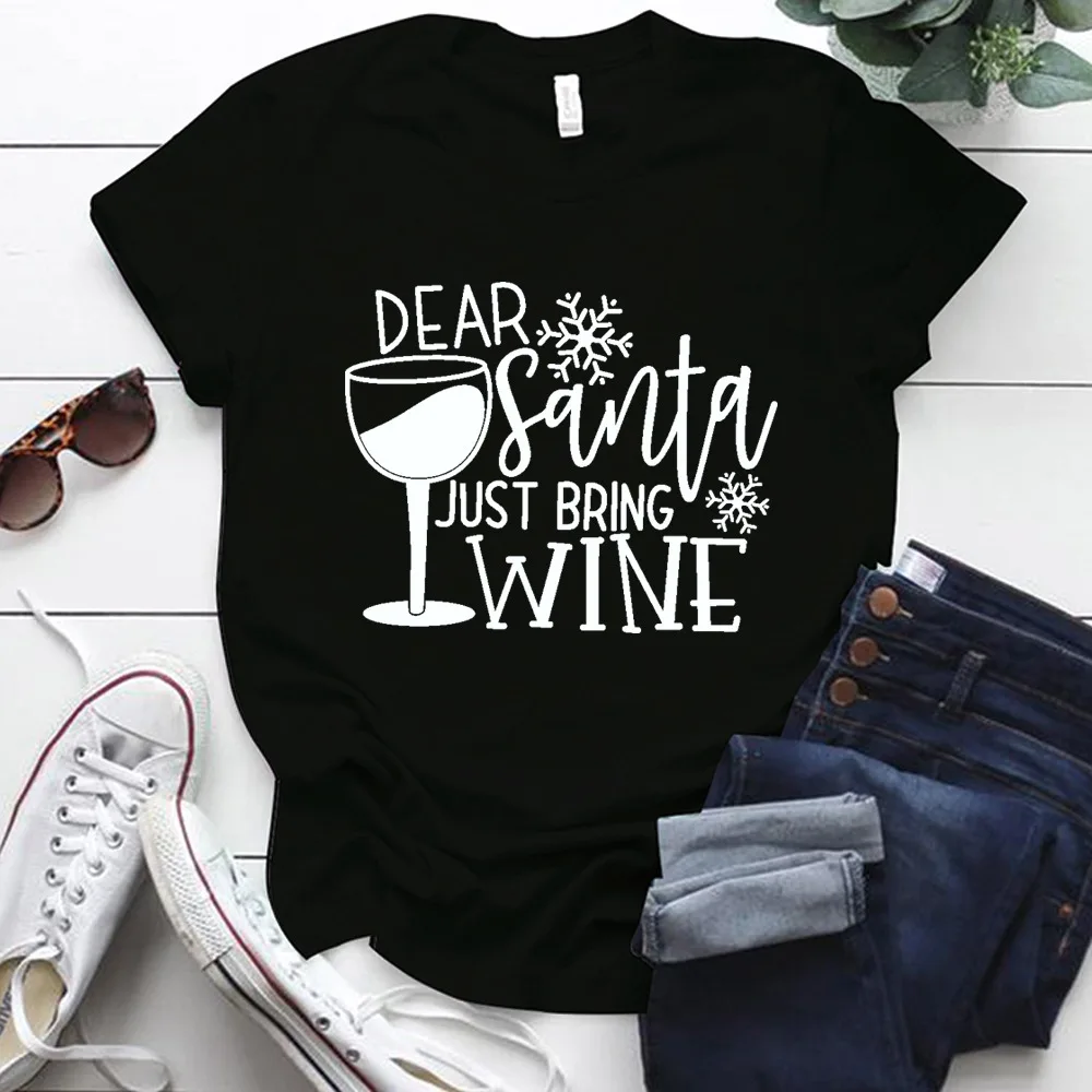 Веселые футболки в рождественском стиле из натуральной кожи сумки женские Санта