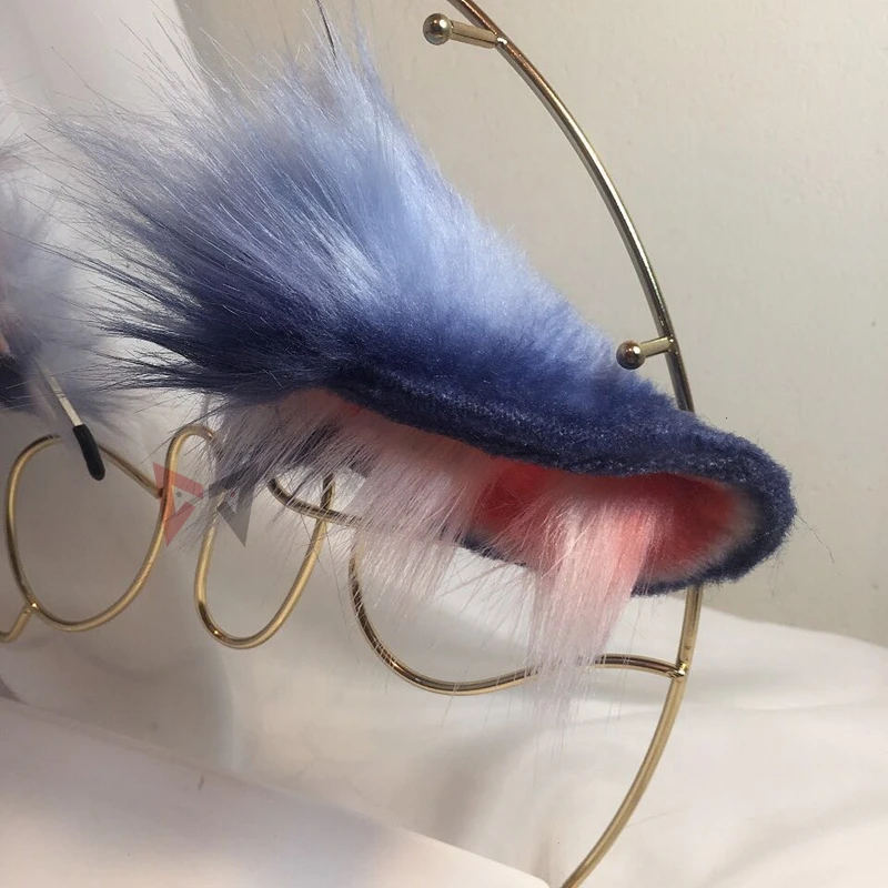 Обруч для волос с ушками кота и лисы аниме игр| |