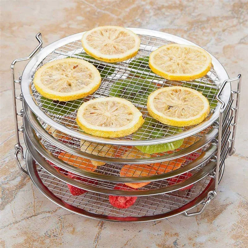 

Stand for Ninja Foodi Pressure Cooker and Air Fryer Food Grade Stainless Steel Dehydrator Rack 1 Pack/Set 6.5 8 Qt
