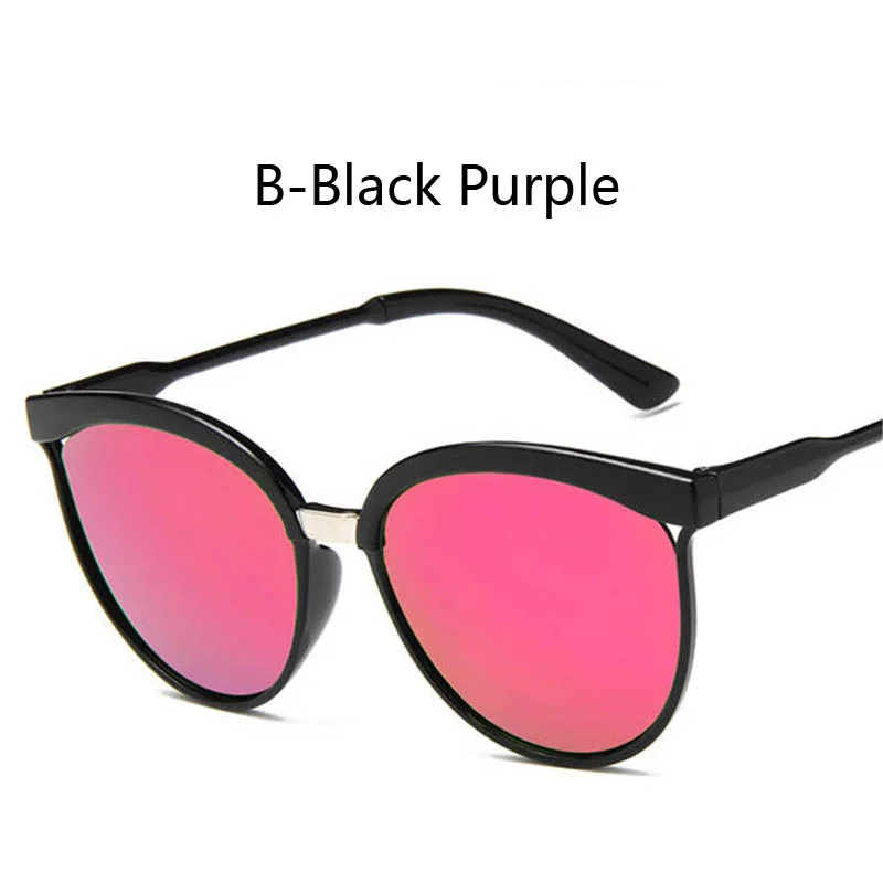 B-Black Purple Kilig, брендовые дизайнерские солнцезащитные очки, женские, Роскошные, пластиковые, солнцезащитные очки, классические, Ретро стиль, кошачий глаз, уличные, UV400, Oculos De Sol Gafas - Цвет линз: B-Black Purple