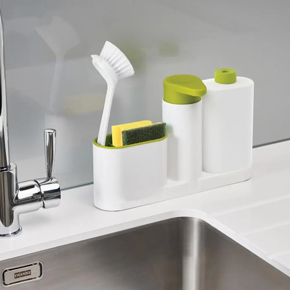 27 * 6 16 cm Multifunctional Kitchen Washing Sponge Storage Shelf Bathroom Sink Detergent Soap Dispenser Organizer Gad | Дом и сад