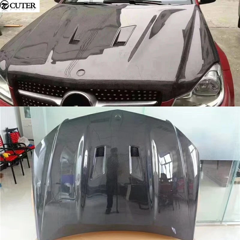 

W204 C200 C300 Original style Carbon Fiber Engine Hoods Car Bonnet with holes For Mercedes Benz W204 12-14