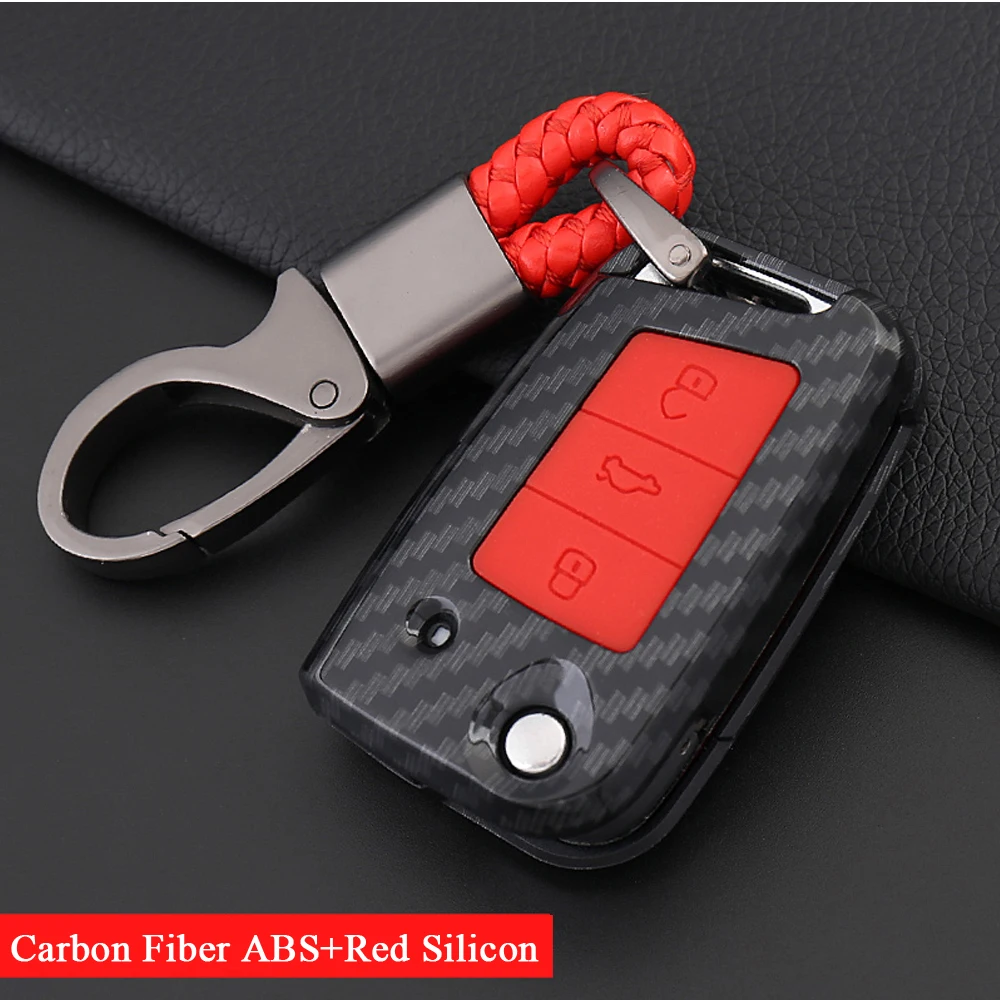 3 кнопки автомобиля из углеродного волокна для Volkswagen VW Golf 7 SEAT Ateca Leon Ibiza 2015 2016 2017 2018