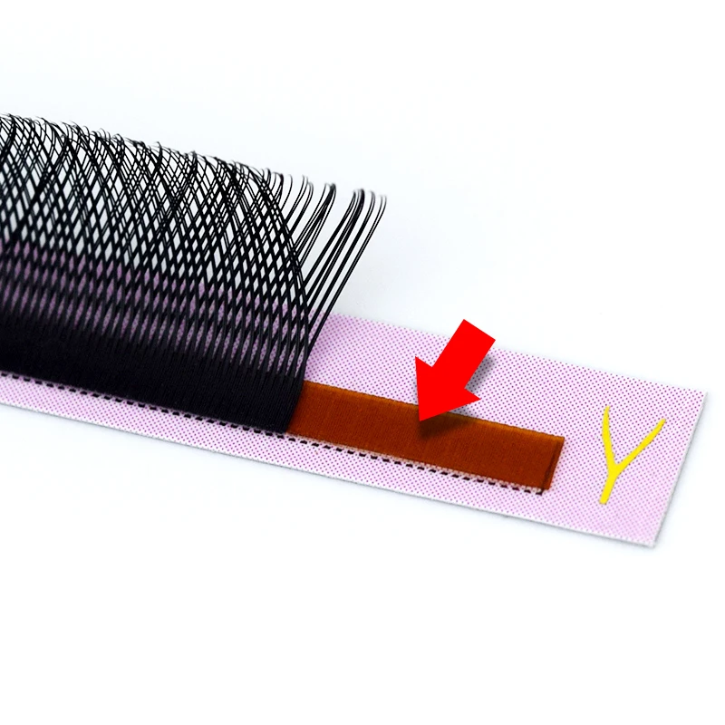 Ресницы для наращивания черные/коричневые с двумя наконечниками | Красота и