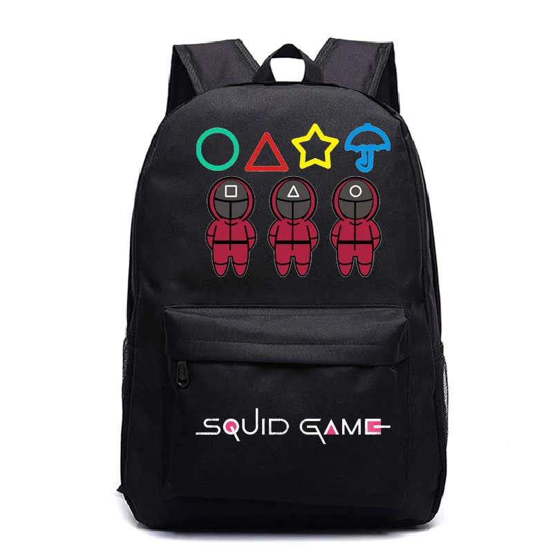 

Squid Game School Bags for Girls Female Laptop Backpack Kids Backbag Children Backpacks Cute Squid Game School Backpack for Girl