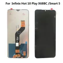 OEM Original For Infinix Hot 10 Play X688C / Infinix Smart 5(India) LCD Screen and Digitizer Touch Screen Assembly Black