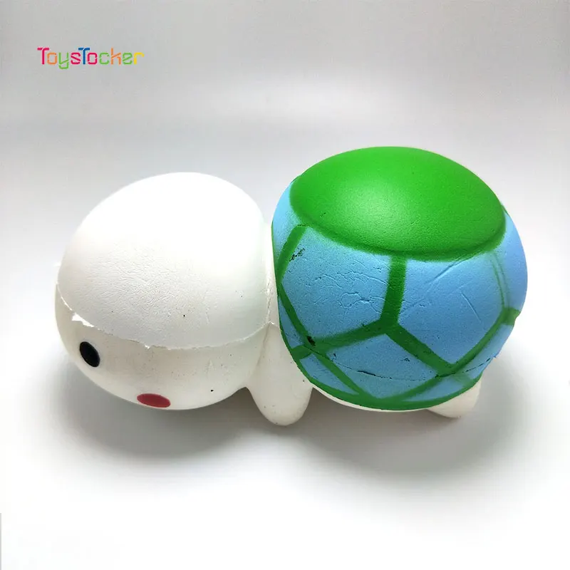 

Coloured Big Turtle Modeling Squishy Slow Rising Soft Squeeze Toy Phone Strap Scented Relieve Stress Funny Kid Xmas Gift