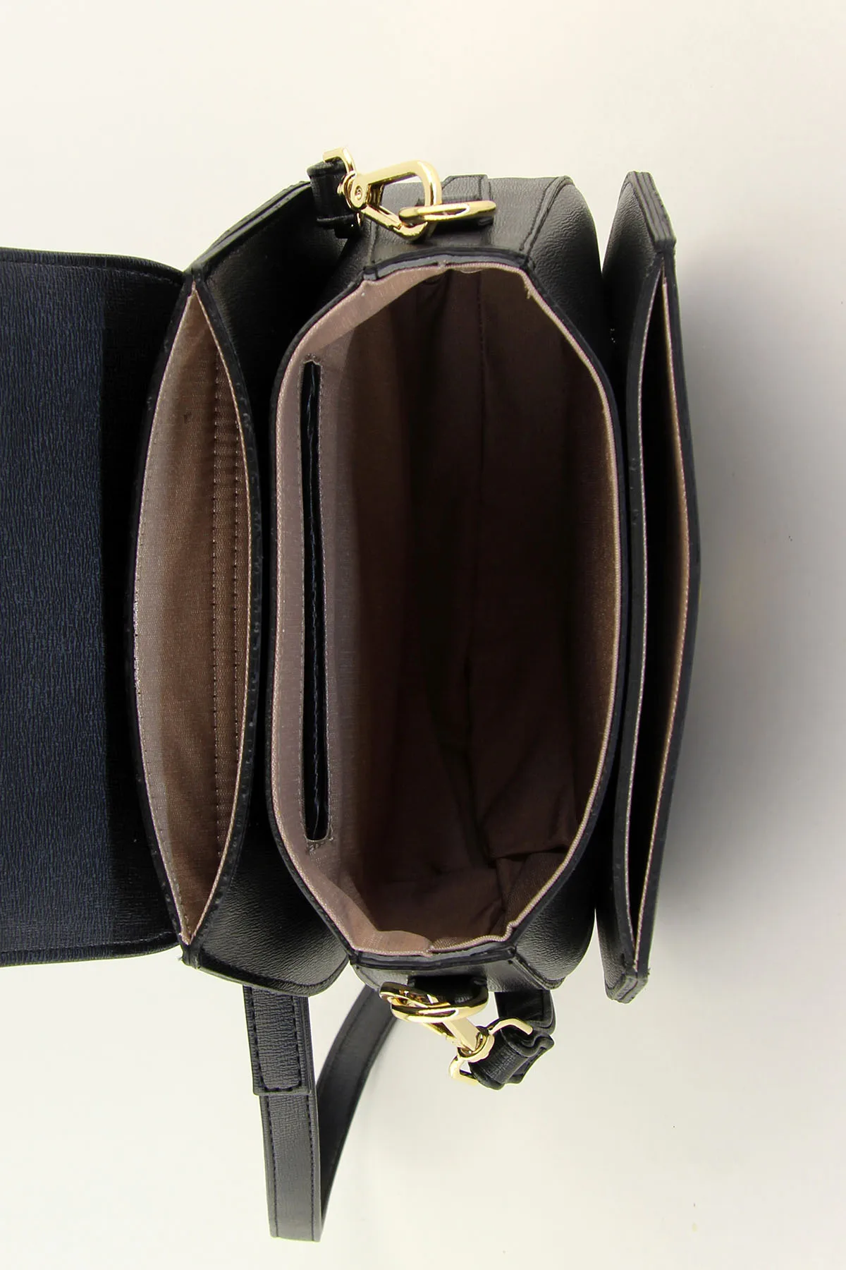 

HNB Black Asymmetric Multi-Compartment Cross Women 'S Shoulder Bag