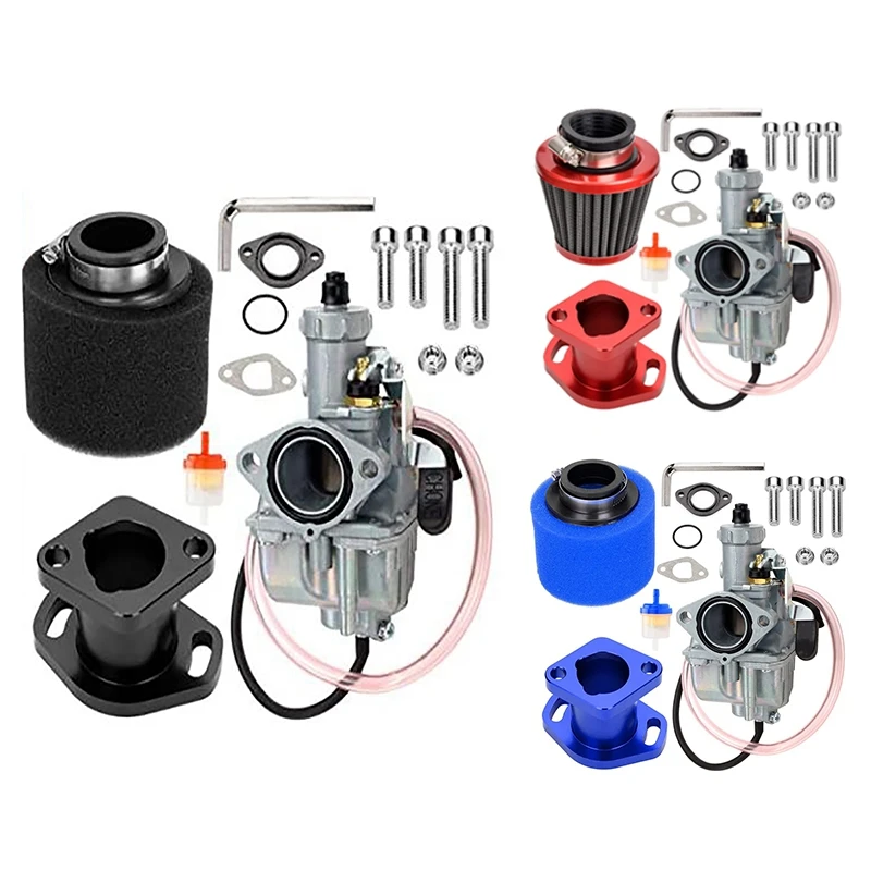 

Carburetor Carb Air Filter Kit Adapt For VM22 212Cc GX200 6.5Hp Engine 196Cc CT200U KT196 Moto Mini Bike