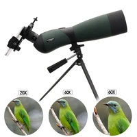 luxun 506070mm telescope zoom spotting scope waterproof monocular w universal phone adapter mount for hunting tourism