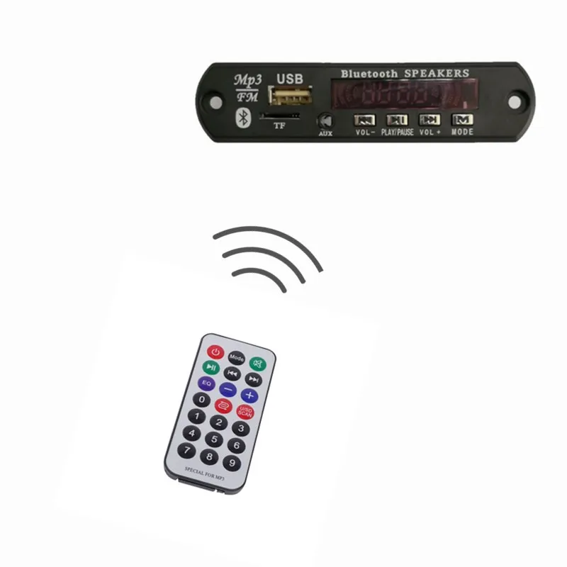 2*3 Вт усилитель mp3 плеер декодер плата 5 В 12 Bluetooth 0 автомобильный модуль FM радио