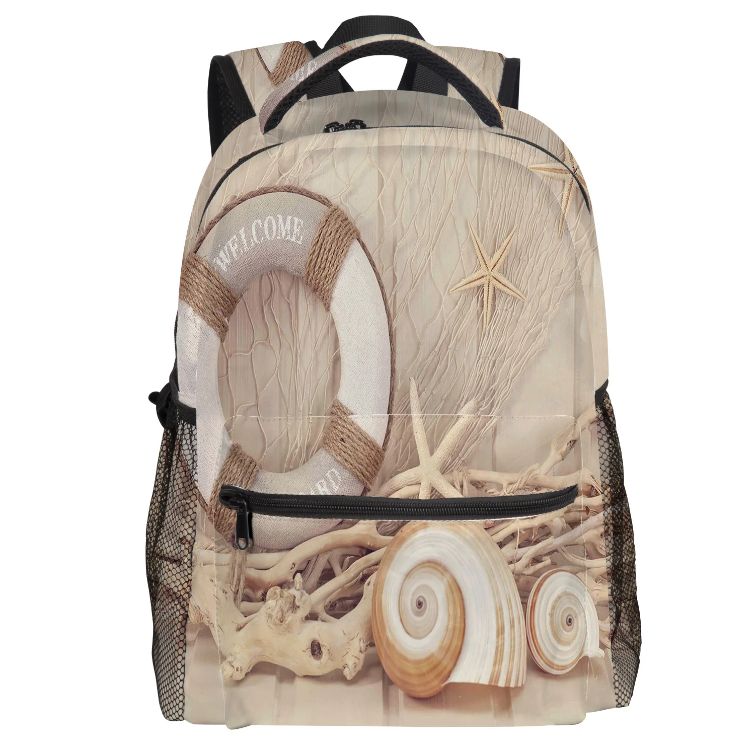 Улитка ракушка Морская звезда спасательный круг рюкзак студенческий