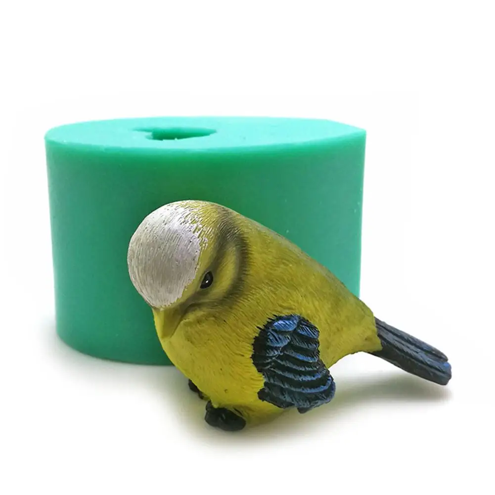 DIY силиконовая искусственная форма для украшения торта 3D мыла Cuckoo скульптура в