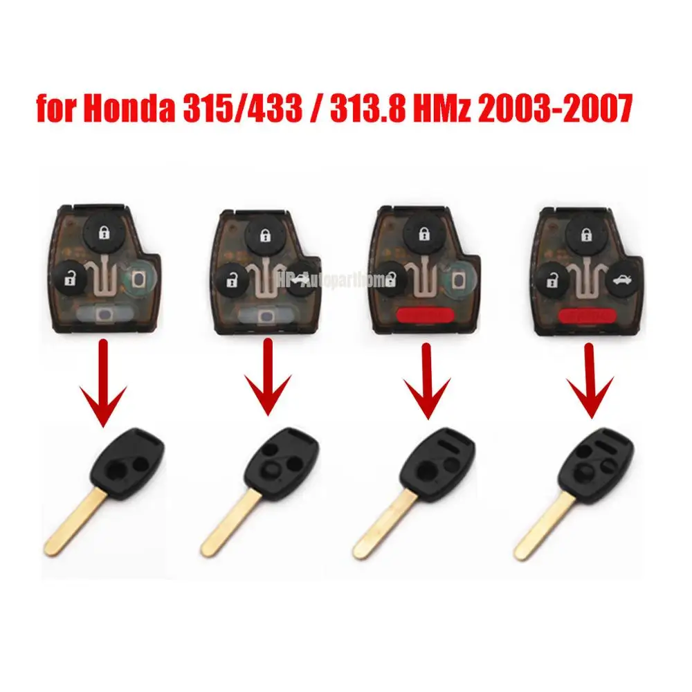 2/3 кнопочный чехол для автомобильного ключа с дистанционным управлением