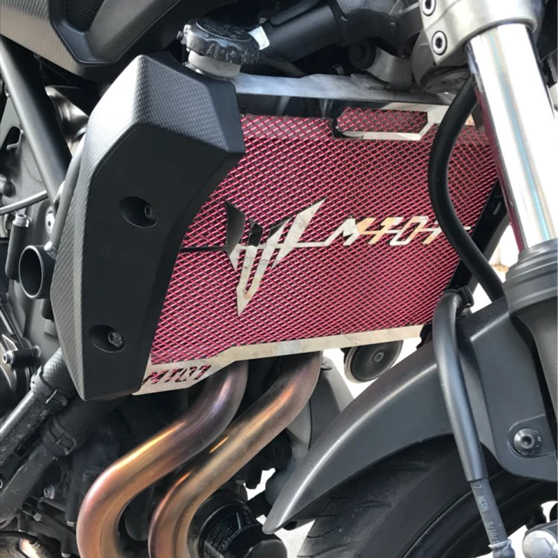 Защитный чехол для решетки радиатора мотоцикла MT07 идеально подходит Yanmaha 2014 2015 2016