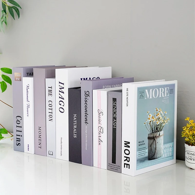 

Simulation Book Film Television Photography Props Bookcase Decoration Book Photo Background Props