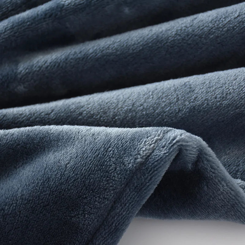 

Japanese Style New Men's Home Pants Thick Flannel Warm Pants Autumn And Winter Large Size Coral Fleece Trousers Pajama Pants