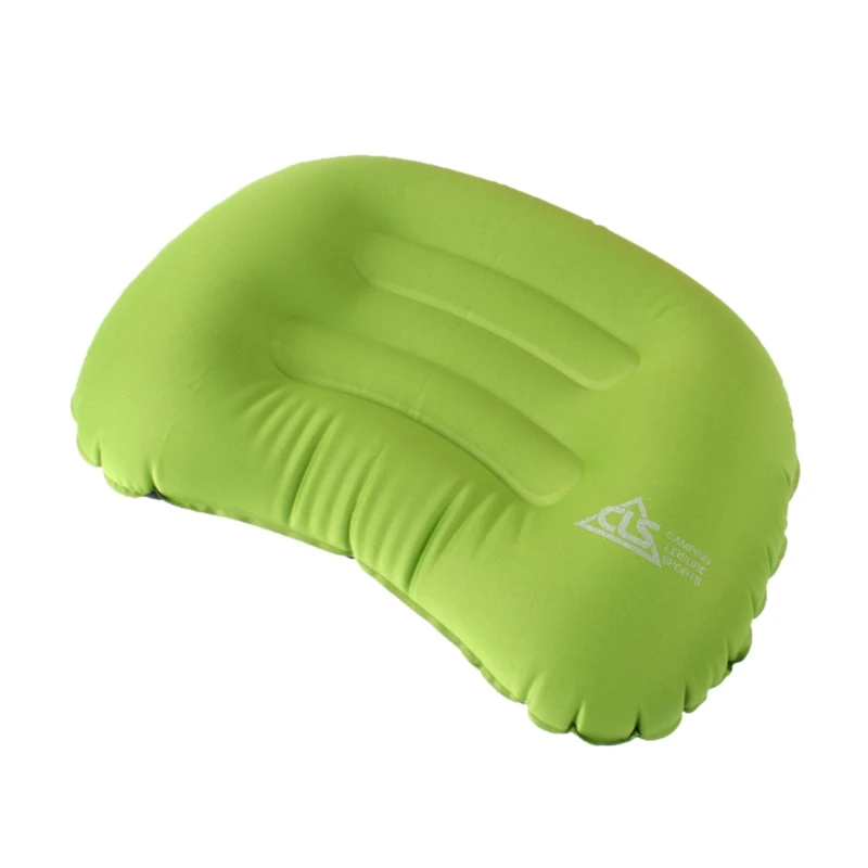 

Portable Inflatable Pillow Travel Ultralight Air Pillow Neck Pillow Camping Sleeping Gear Fast Use TPU 652D