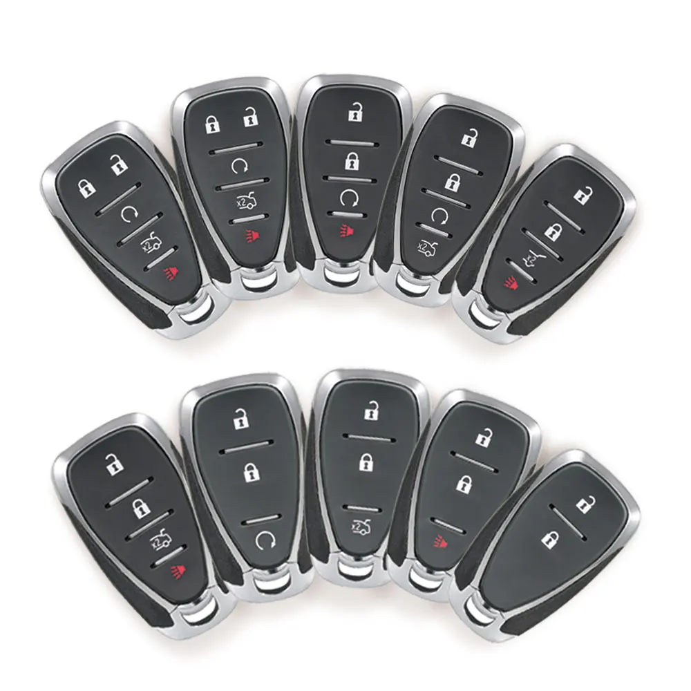 

2 / 3/ 4 / 5 Buttons Smart Car Remote Key Shell Replacement Keys Fob Body Housing Fit for Chevrolet Cruze Malibu Camaro