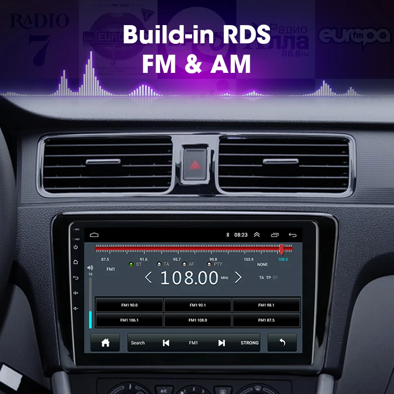 JMCQ 9 &quotавтомобильное радио для Skoda Rapid 2013-2018 4G Android плеер RDS 36EQ GPS Navigaion Мультимедиа